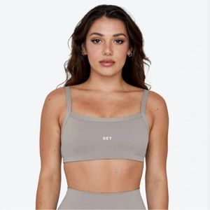 Set Active Sportbody Scoop Bra- Stone